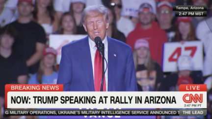 Trump Rips 'Stupid' Biden for Saying He Should Be Locked Up: 'Not Allowed to Say That'